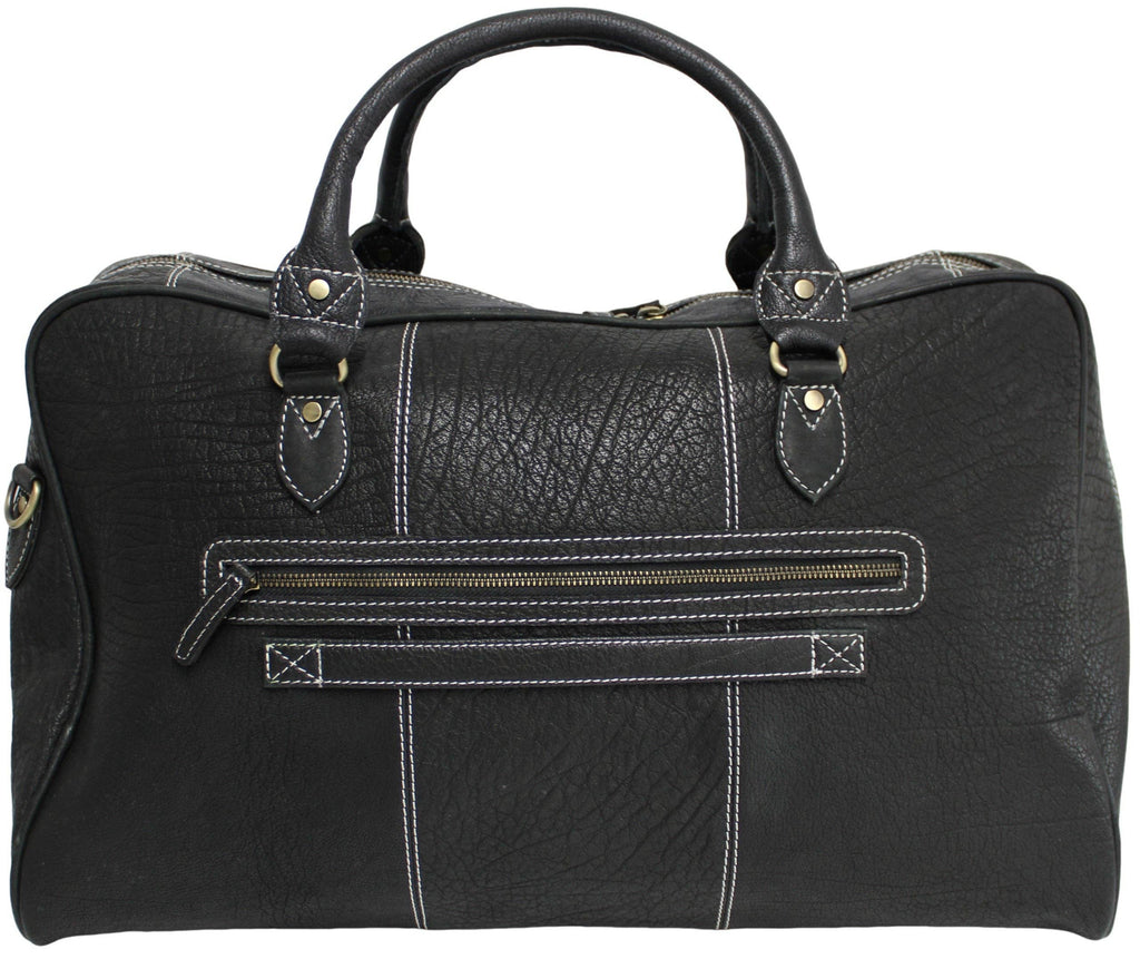 Weekender Bag, Large Travel Duffel Bag Genuine Leather, Carry on Overnight Bag.