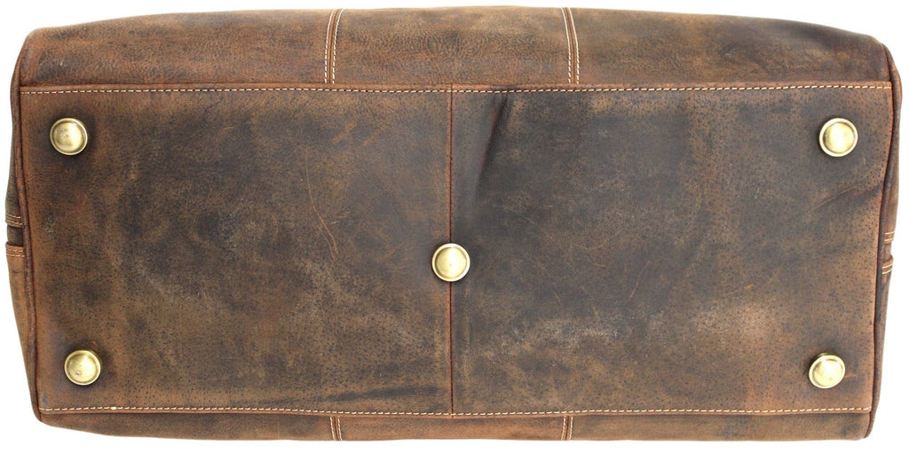 Weekender Bag, Large Travel Duffel Bag Genuine Leather, Carry on Overnight Bag.
