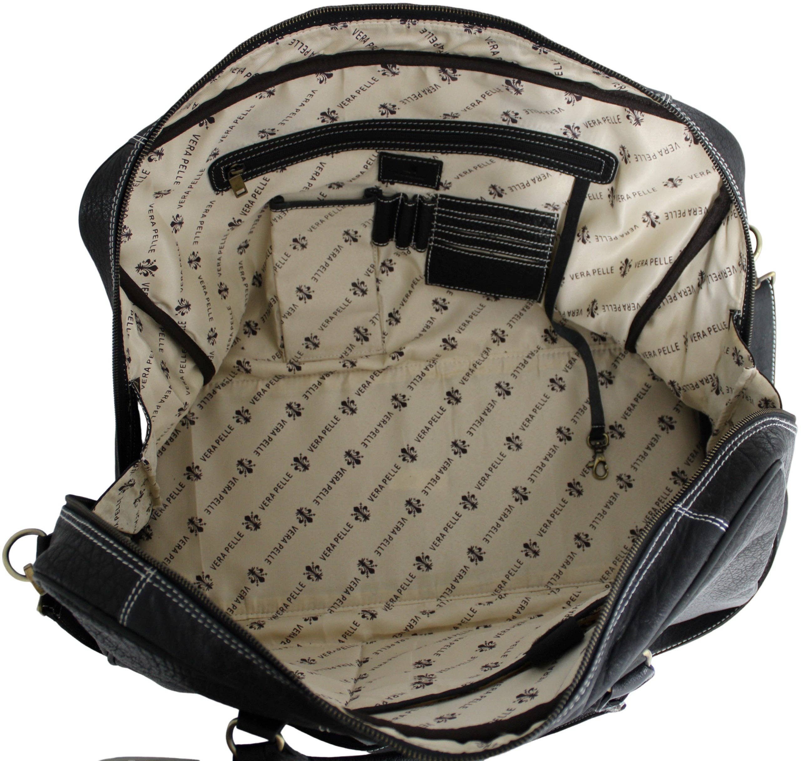 Weekender Bag, Large Travel Duffel Bag Genuine Leather, Carry on Overnight Bag.