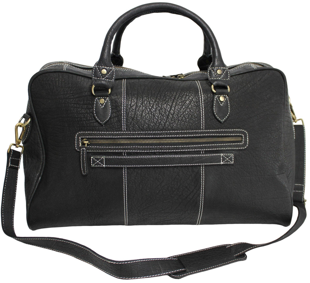 Weekender Bag, Large Travel Duffel Bag Genuine Leather, Carry on Overnight Bag.