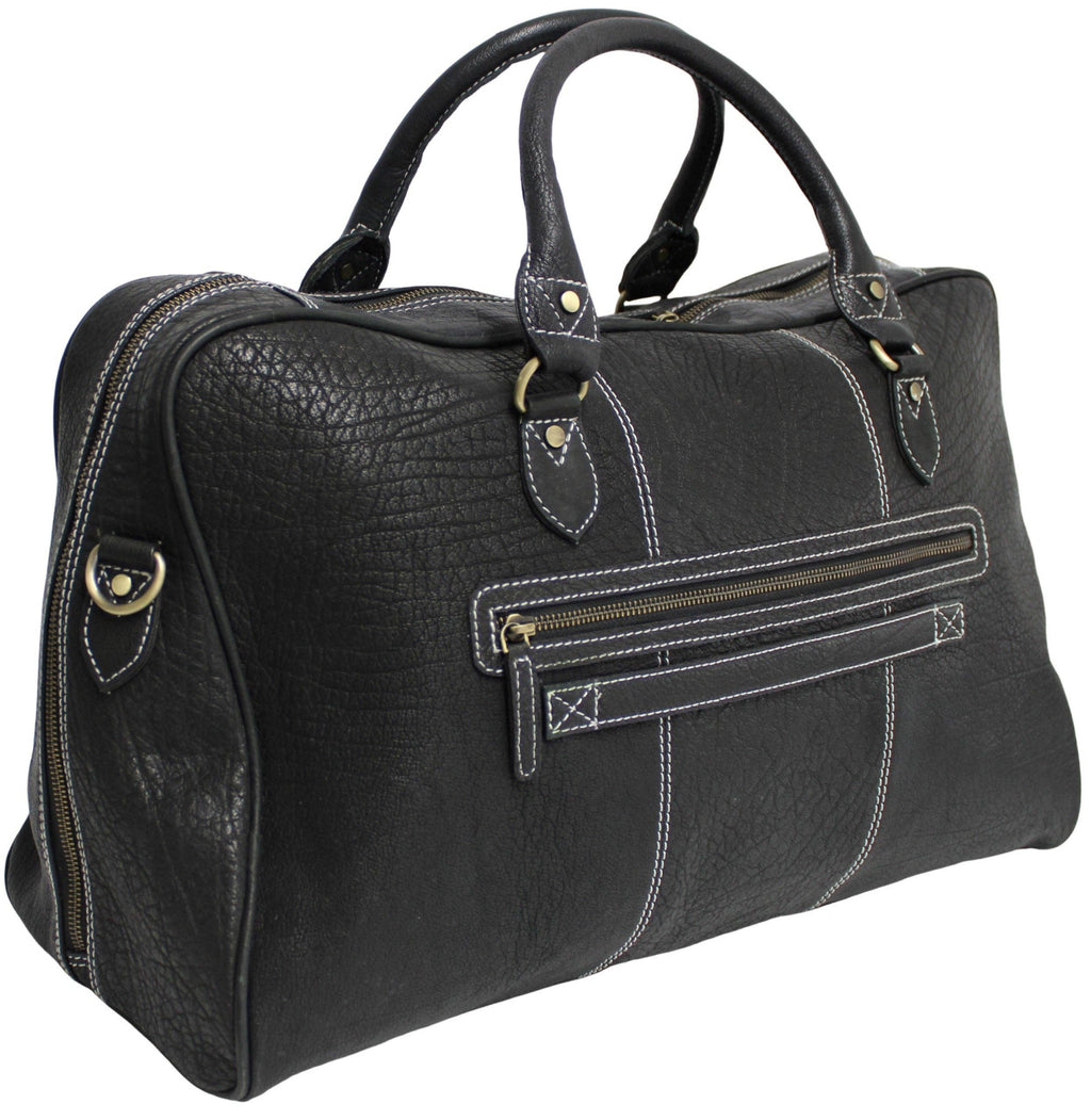 Weekender Bag, Large Travel Duffel Bag Genuine Leather, Carry on Overnight Bag.